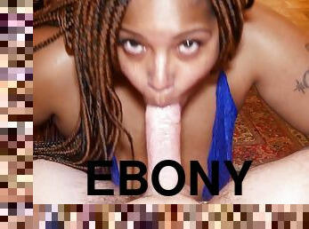 Fat ebony Nisha Swallowz gets boned in bed