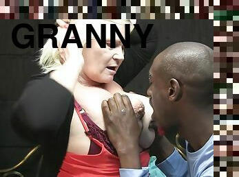 cul, gros-nichons, granny, énorme-bite, interracial, milf, fellation-profonde, bas, blonde