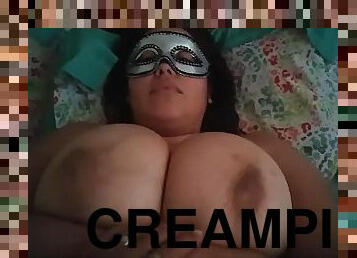 My first creampie - BBW porn video