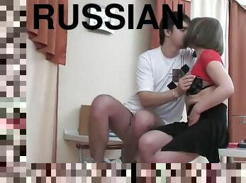 Dissolute Russian Mom Gloria and Pussy Hunter Adam 2