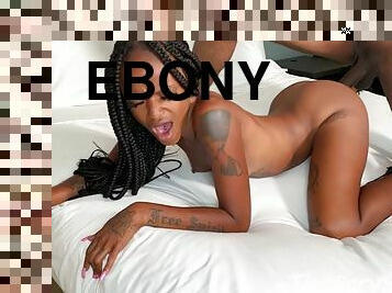Ebony girl like anal
