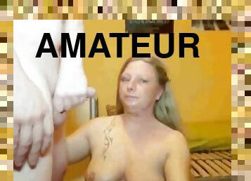 amatör, avsugning, milf, hemmagjord, mamma, knubbig