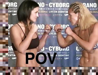 * gina carano sexy body shots *