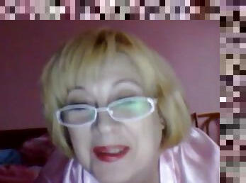 Russian 52yo mature mom on webcam