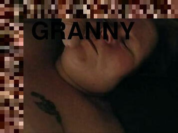 Fat Granny deepthroats and gets her ass fucked by my young cock