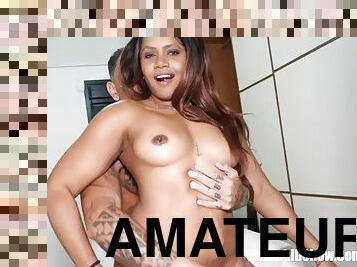 teta-grande, cona-pussy, amador, ébona, estrela-porno, preto, brasil, rabo, realidade