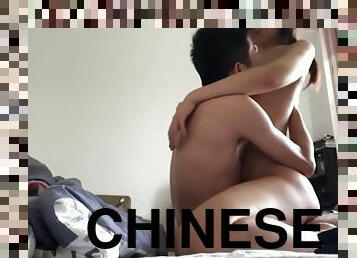 asiatisk, amatør, blowjob, cumshot, tenåring, handjob, kjæreste-girlfriend, alene, kineser