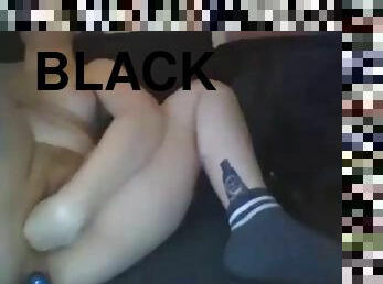 22 year old 1 fuck big black dildo