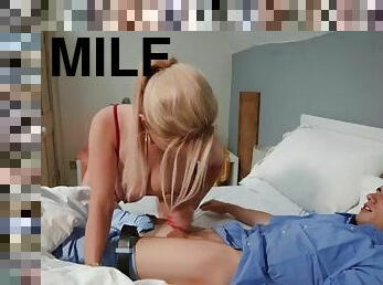 Sex lesson from hot milf Georgie Lyall with juicy melons