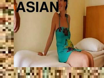 Caucasian couple having sex in a hotel
