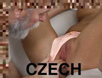 OLD4K. Sex has no age limit so Czech MILF gets nailed by her stepdad