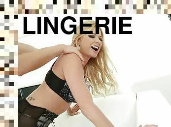 anal, hardcore, facial, loira, langerie