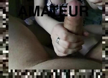 gros-nichons, amateur, anal, ejaculation-sur-le-corps, maison, joufflue, ejaculation, bite, dure