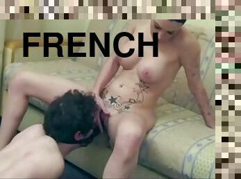 French dildo face ride