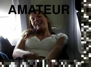 Masturbation on a plane
