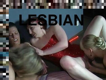 fête, chatte-pussy, lesbienne, milf, pornstar, bas, baisers, rasé, taquinerie, sauvage