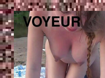 levrette, nudiste, en-plein-air, hardcore, cam, plage, voyeur, naturel, brunette