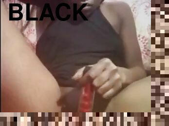 masturbation, chatte-pussy, amateur, ébène, black, salope