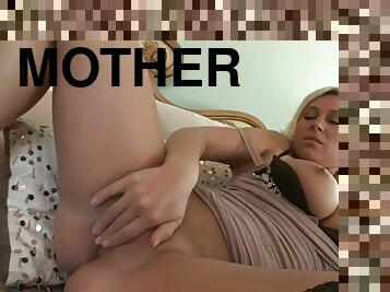 Horny teen uses stepmother for pleasure