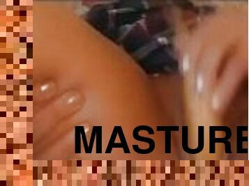 masturbation, chatte-pussy, salope, sale, ejaculation, pute, banane, insertion, légume