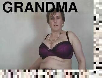 bestemor, svær, onani, orgasme, besta, leke, bbw, europeisk, euro, dildo