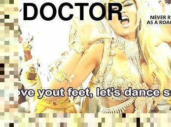 doutor, brasil, pés, pov, domínio-feminino, gigante