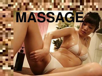 babes, massage, pieds, bout-a-bout, fétiche, bikini, blanc, humide