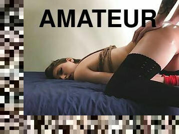 020 Tied up slut fucked hard and cum inside. Amateur