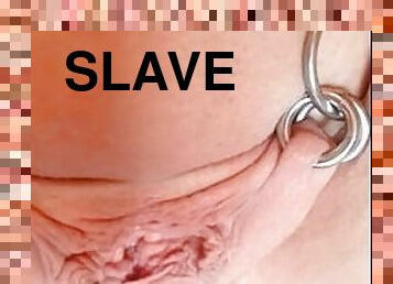 Slave-z and her waxed pussy