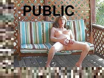 masturbação, público