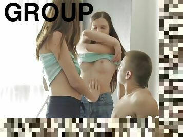 Teens like group sex