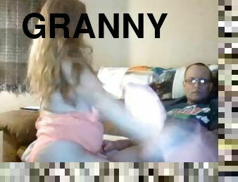 amateur, fellation, ejaculation-sur-le-corps, granny, ejaculation, blonde, webcam