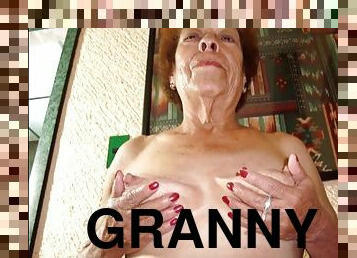 amateur, mature, granny, jouet, compilation