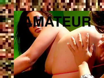 gros-nichons, masturbation, chatte-pussy, amateur, lesbienne, doigtage