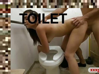 Stewardess pawns and pussy screwed pawn toilet