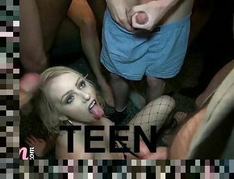 Teens party spunk