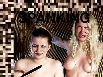 Pair of submissive teens endure the craziest sex punishments
