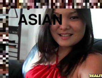 Asian POV sex with facial