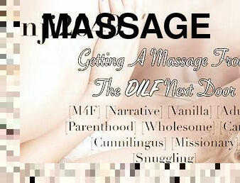 A massage from the DILF next door  Narrative  Vanilla  Wholesome Couple  Romantic