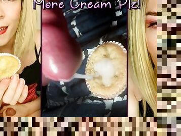 Cumming Into Cupcake & Eating it JOI Cum Countdown