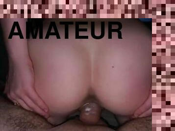 cul, giclée, amateur, ejaculation-sur-le-corps, ados, maison, butin, baisers, ejaculation, belle