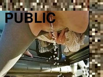 Public MILF Piss Slut