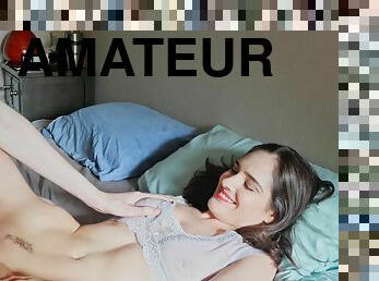 amateur, énorme-bite, ados, jouet, couple, sur-le-visage, ejaculation, brunette