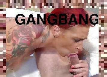 real gangbang with redhead milf Calisi Ink