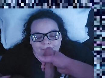 BBW Blowjob and Facial