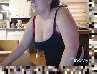 Bbw Big Booty In The Kitchen