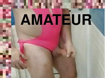 masturbation, amateur, lingerie, piscine, fétiche, solo, bikini, sous-vêtements