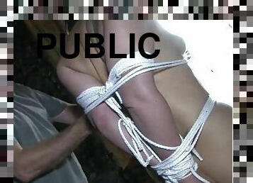 publik, bdsm, ensam, bondage