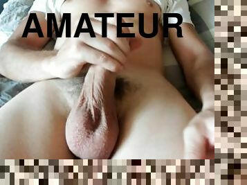 masturbation, amateur, ejaculation-sur-le-corps, gay, branlette, ejaculation, solo