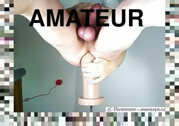 amateur, anal, énorme-bite, jouet, gay, allemand, gode, fétiche, solo, dure